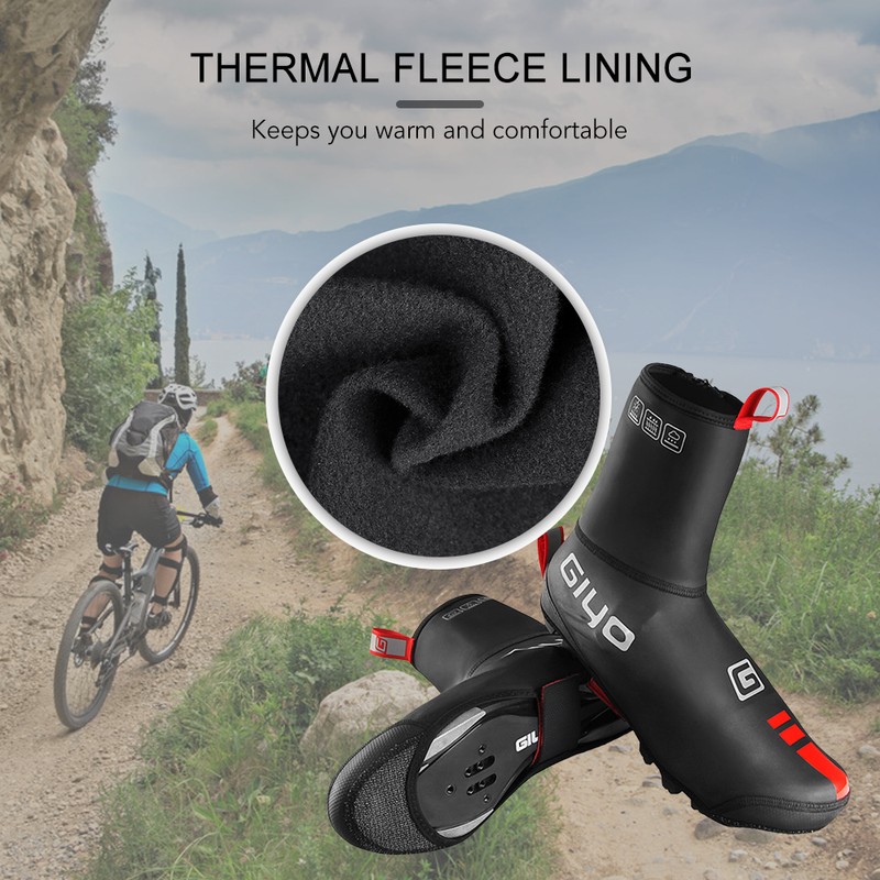 Cycle Shoe Covers Waterproof Windproof Warm Overshoes MTB Road Bicycle