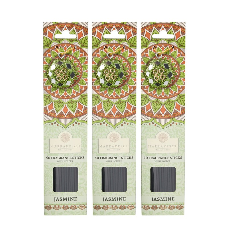 Jasmine Incense Sticks, 40 Sticks from India, 1 Box of