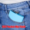 8th Day Fashion 6OZ Hip Flask for Liquor Pocket Size