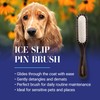 Chris Christensen Dog Brush, 20 mm. Ice Slip Dematting Brush,