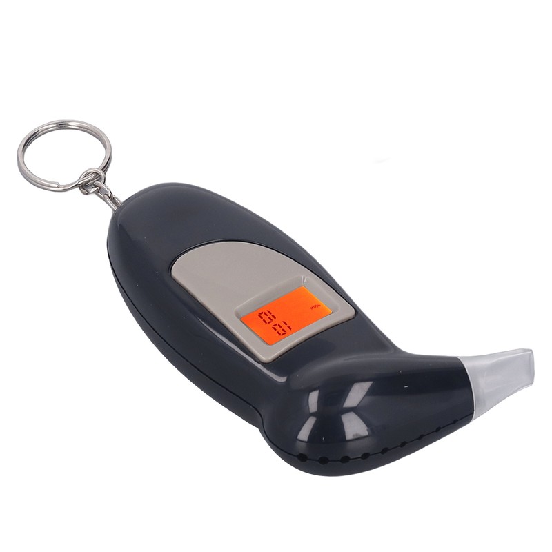 Alcohol Tester Professional LED Digital Keychain Breath Alcohol Detector Audible