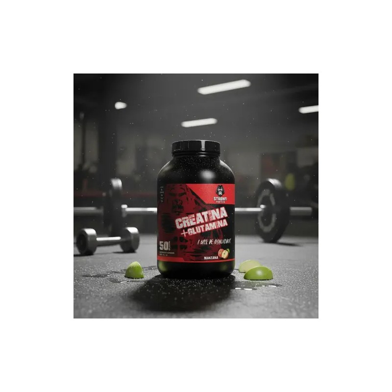 Creatina Glutamina 1 Kg Strong Protein 50servicios