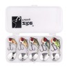 Zite Fishing Jigspinner Set | 5 Stück Spin Jig Barschköder