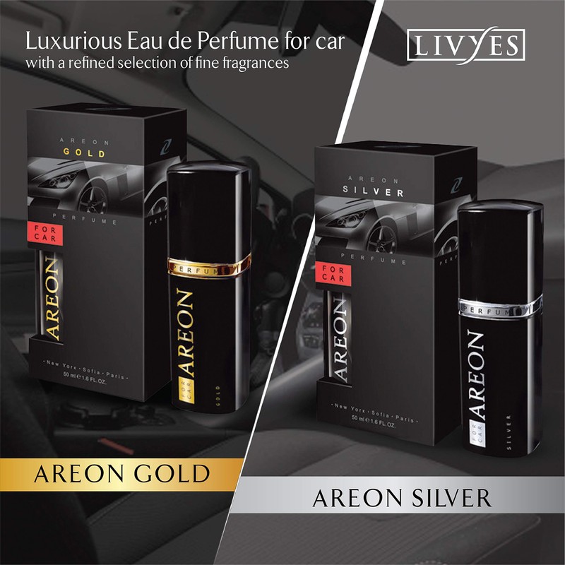 Areon Air Freshener Car Perfume 50 millileter 1.6 Fluid Ounces,