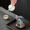 Reverse Flow Incense Burner Creative Home Decoration (Moon - Blue)