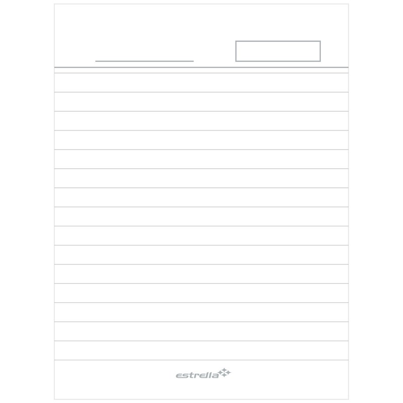 Paquete con 5 Cuadernos Estrella 0560 Libreta 1/8 Pasta Dura