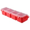 napkery Screw Organizer Storage Bins, 1 Pack Stackable Plastic Bins