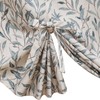 VOGOL Window Shade Curtain for Bathroom, Lovely Leaves Printed Pattern