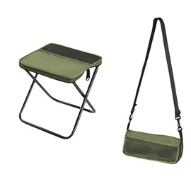 Morikaze Lightweight 16.6 oz (500 g), Lightweight & Load Capacity 220.5 lbs (100 kg) Folding Chair, Compact, Portable, Convenient, Ushizu Cloth, Seat, Durable, Folding Stool, For Fireworks Displays