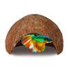 SunGrow Betta Fish Cave, Habitat Made from Coconut Shell, Soft-Textured