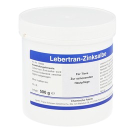 Chemische Fabrik Apotheker F. Schmees GmbH & Co. Chemische Fabrik Apotheker F. Schmees GmbH & Co. Lebertran Zinksalbe Zinksalbe Creme für Tiere 500 g