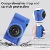 Tedubax - Funda de silicona para cámara digital Sony ZV-1F/ZV-1