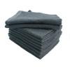《HT-CG10 Quick Drying Thin Type》Hand Towel Set of 10, Charcoal