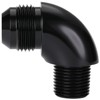 Podavelle 12AN Male Flare to 1/2 NPT Pipe 90 Degree