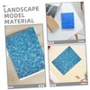 ULTECHNOVO 6pcs Water Ripple Paper Sticker Realistic Artificial Stream Material