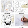 MOTIBACK 6 PCS Fineliner Drawing Pens Set – Black Fine