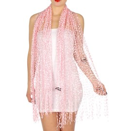 Evening Shawl Wrap for Dress. Large Metallic Wedding Bridal Party Fishnet Soft Scarf