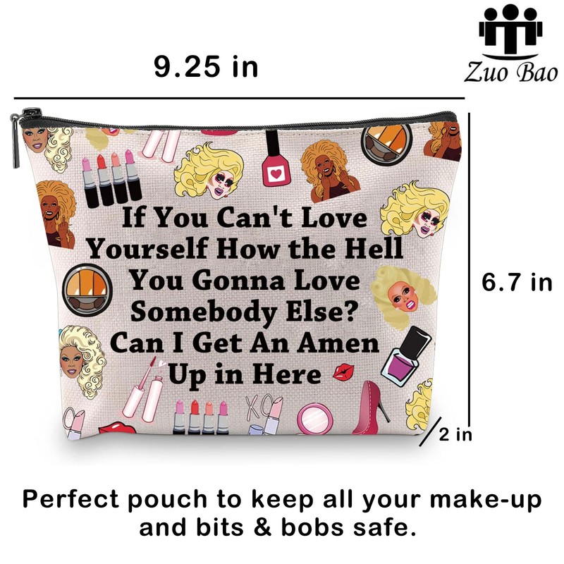 Drag Race Inspired Makeup Bag Drag Queen Gift Can I