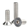 M4-0.7 x 10mm Flat Head Socket Cap Screws Bolts, Stainless