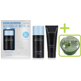 Beyond Homme All-in-One Fitness Special Set (main product 100ml + foam 100ml) + aloe soothing gel 300ml / 비욘드 옴므 올인원 피트니스 기획세트(본품100ml+폼100ml)+알로에수딩젤300ml
