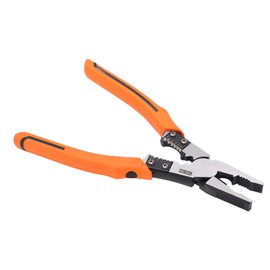 Wire Stripper Effort Saving Incisive Fast Cutting Anti Slip Handle Cable Pliers Orange Vise Pliers
