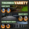 RAINDEWAY Tarps 8x8 Feet,Tarp Waterproof,9Mil Thick,Finished Size,Multipurpose Poly Tarp Cover