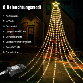 HELESIN Christmas Tree Lighting Warm White