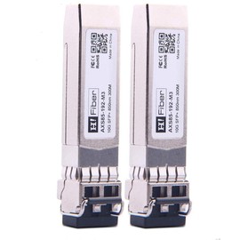 2 Pack for HPE 10GBASE-SR SFP+ Transceiver, 10G SFP+ to LC Multimode Fiber Module (J9150A, Aruba J9150D, J9150DCM, JL748A) Supports HPE ProCurve Switch