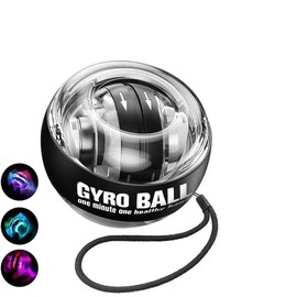 DreGs Gyro Ball for Wrist Strengthening & Training - Light Up Gyroscopic Hand Exercise Balls, Hand Enhancer, Forearm Exerciser, Used to Strengthen Arms, Fingers, Wrist Bones and Muscles