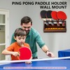Ping Pong Paddle Holder, Ping Pong Paddle Storage Hold 8