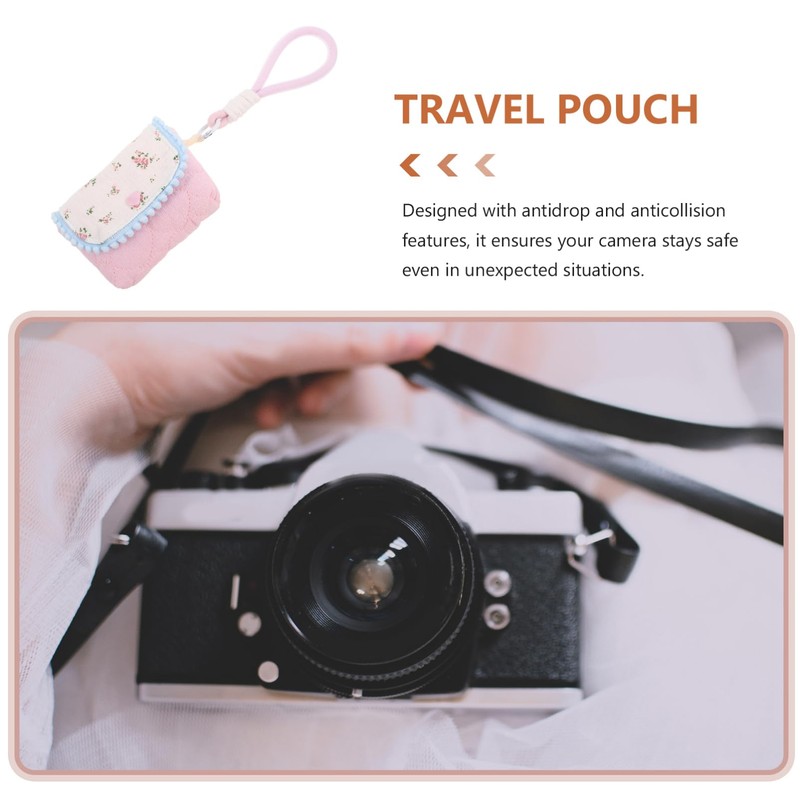 TOVINANNA Digital Camera Case, Small Portable Cotton Carrying & Protective