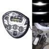 100% Victory Cross Country Motorcycle Chrome Led Headlight 8 Ball