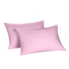 EDS NEW PAIR of PLAIN PILLOWCASES Poly Cotton Luxury Bedroom