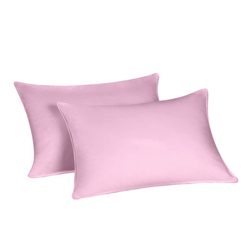 EDS NEW PAIR of PLAIN PILLOWCASES Poly Cotton Luxury Bedroom
