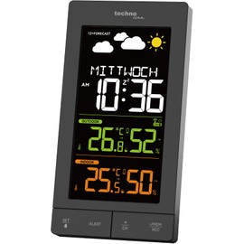 Wireless Weather Station WS6458 with TX308 Outdoor Transmitter, up to 3 Transmitters, Indoor Temperature, Outdoor Temperature, Indoor and Outdoor Humidity, Weather Trend Display, Dimmable Display