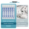 Pack of 30 Plastic Syringes 5 ml, Measuring Syringe Disposable