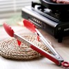 9" Kitchen Tongs, 3Pcs Tongs for Cooking with Silicone Tips,