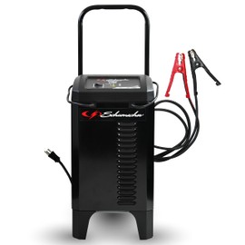 Schumacher Electric Wheeled Automatic 6A Car Battery Charger and 150A Engine Starter, 4-in-1 Solution, Maintainer, 20A Boost, for 12V Automotive and Marine Batteries, SC1364