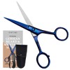Ontaki 5" Professional German Beard & Mustache Scissors with 2