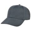 Lids Blank Crossover Dad Adjustable Strapback Hat, Charcoal, One Size