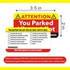 160psc You Parked Like an Idiot Business Cards Bad Parking