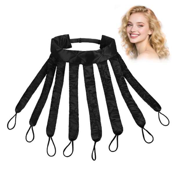 LUMOOM Heatless Curlers Headband, Octopus Curlers Large Curls, Overnight Curls,