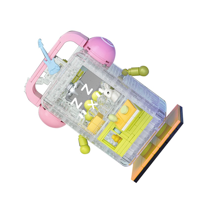 Doll Machine Mini Building Blocks Bricks Set Mini Claw Catch
