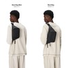 RAINS Unisex Waterproof Bum Bag - Versatile Black Crossbody Bag,