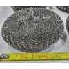 CyberSunrise Large Stainless Steel Scourers - 4 Pieces