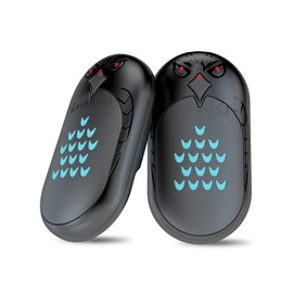 Hand Warmers Rechargeable, ITSHINY 6000mAh 2-in-1 Electric Portable Pocket Heater, 2 Pack 3 Levels Heat Therapy Perfect for Outdoors, Hunting, Golf, Snow Sports, Camping, Warm Gifts - Black