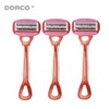 Space Defense Command Dorco Eve Moisture Razor 3-Pack Body Razor Women's Razor Body Razor Dorco Razor Epilator Leg Removal / 도루코 이브 모이스춰 면도기 3매입 바디면도기 여성용면도기 바디면도기 도루코면도기 제모기 다리제모