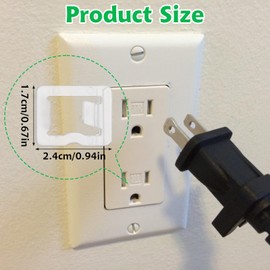 AOZUO 15 Packs Snug Plugs for Loose Outlets, Loose Outlet Plug Fix, Plugs Keep Falling Out of Outlet, Loose Wall Socket Fixer Socket Extender Prevents Loose Socket Issues Won't Fall Out Easily