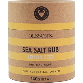 Olsson Lemon Zest Sea Salt Rub 140 g