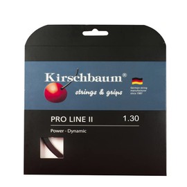 Kirschbaum Set Pro Line II Tennis Strings, 1.30 mm/16, Black
